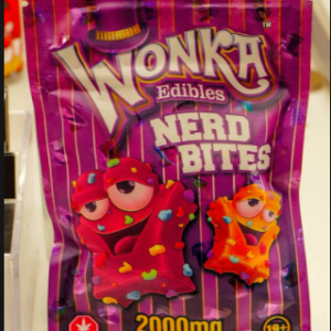 2000 MG THC PACK OF WONKA NERD BITES 125 MG / BITE