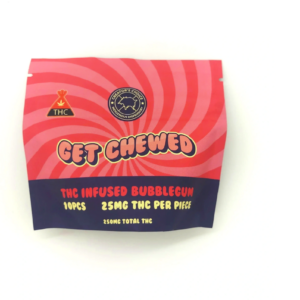 GET CHEWED THC INFUSED BUBBLEGUM - 250MG THC