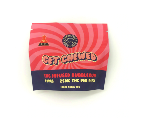 GET CHEWED THC INFUSED BUBBLEGUM - 250MG THC